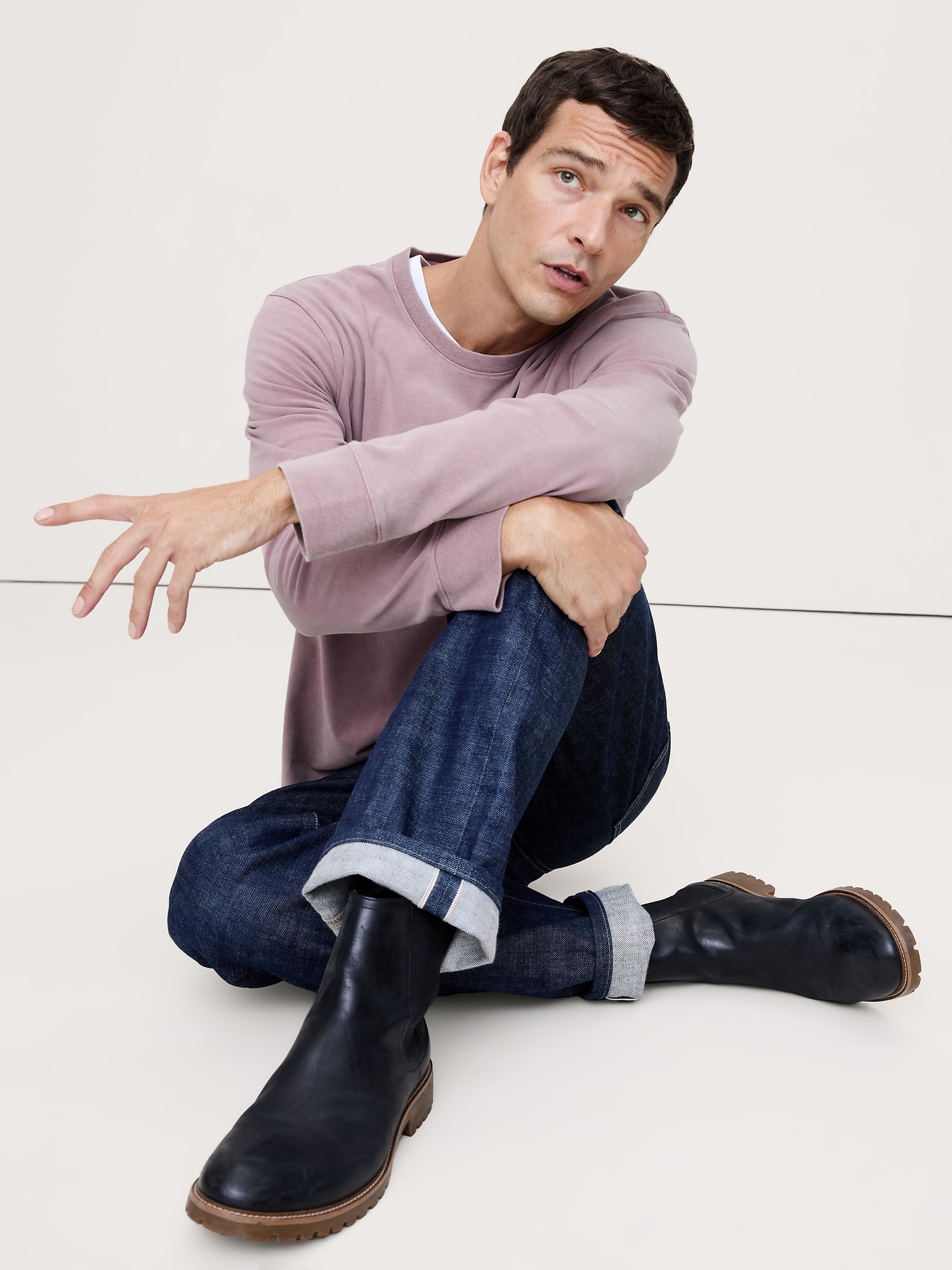 サンフェード ヘビーウェイト コットンTシャツ-0