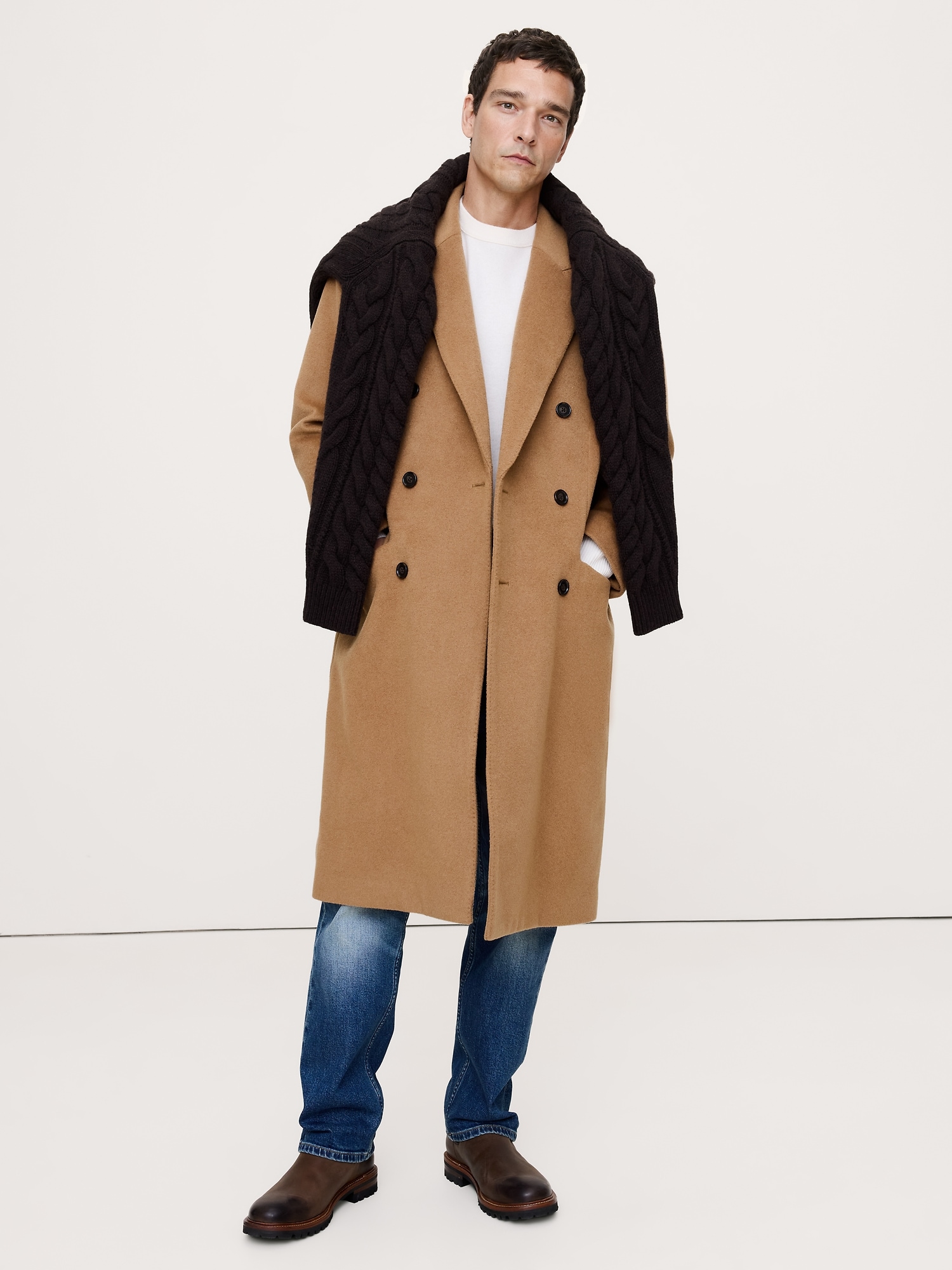 ダブルブレスト トップコート-0 ダブルブレスト トップコート-0