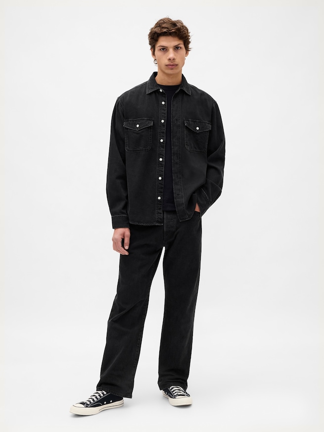 '90s ルーズフィットデニム-0