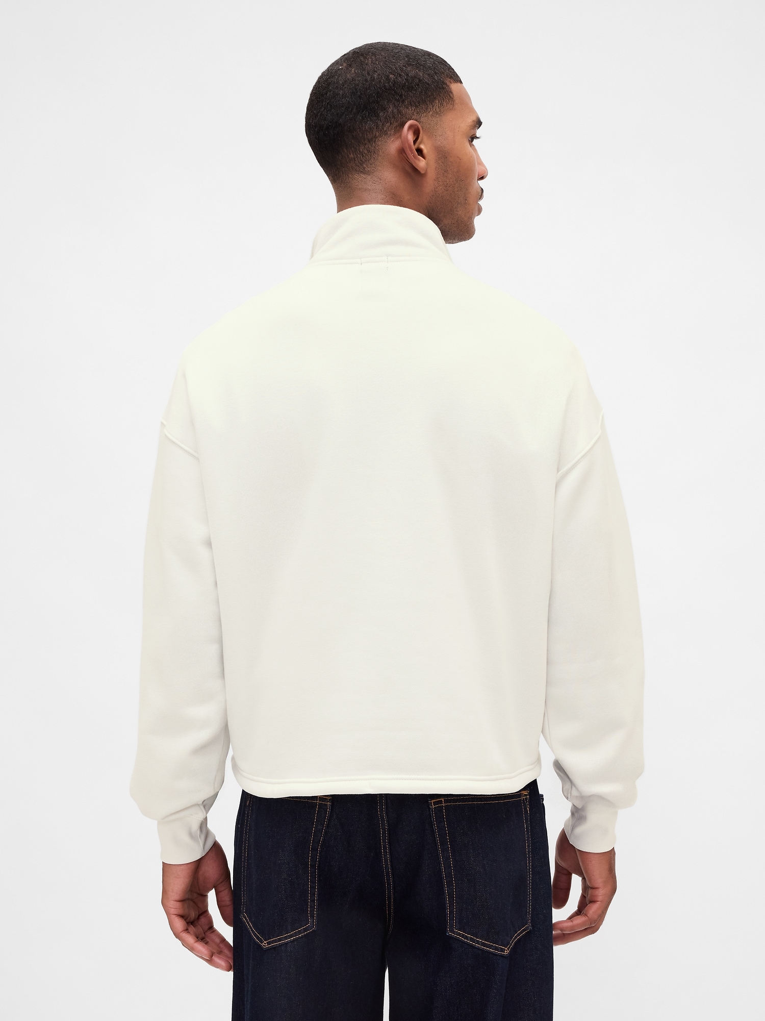 Gap公式オンラインストア | ヴィンテージソフト GAPロゴ ハーフジップ