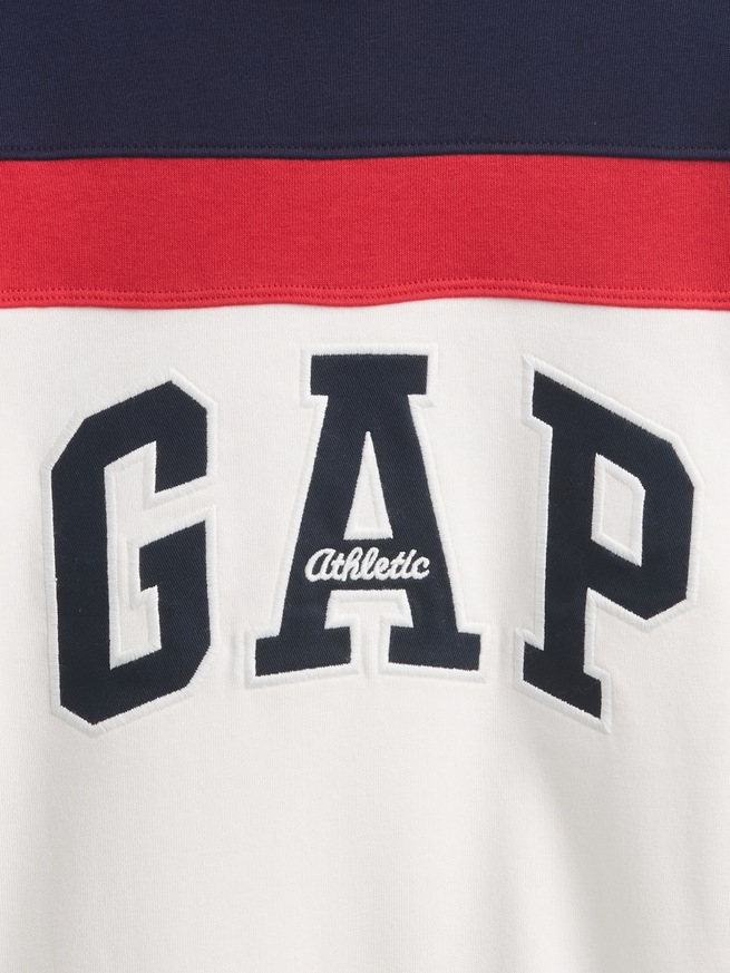 ヴィンテージソフト カラーブロック GAP Athleticロゴ パーカー (キッズ)-4