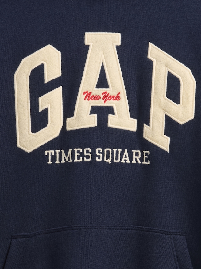 ヴィンテージソフト NYC Times Square パーカー (キッズ)-4