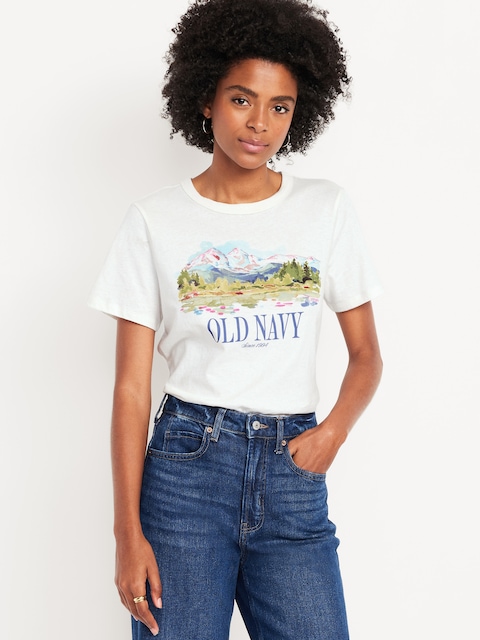 T-SHIRT RAS DU COU À LOGO IMPRIMÉ