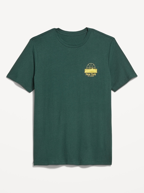 T-SHIRT RAS DU COU À IMPRIMÉ