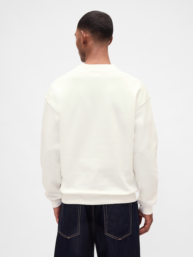 リラックスフィット GAPロゴ クルーネック スウェットシャツ-2