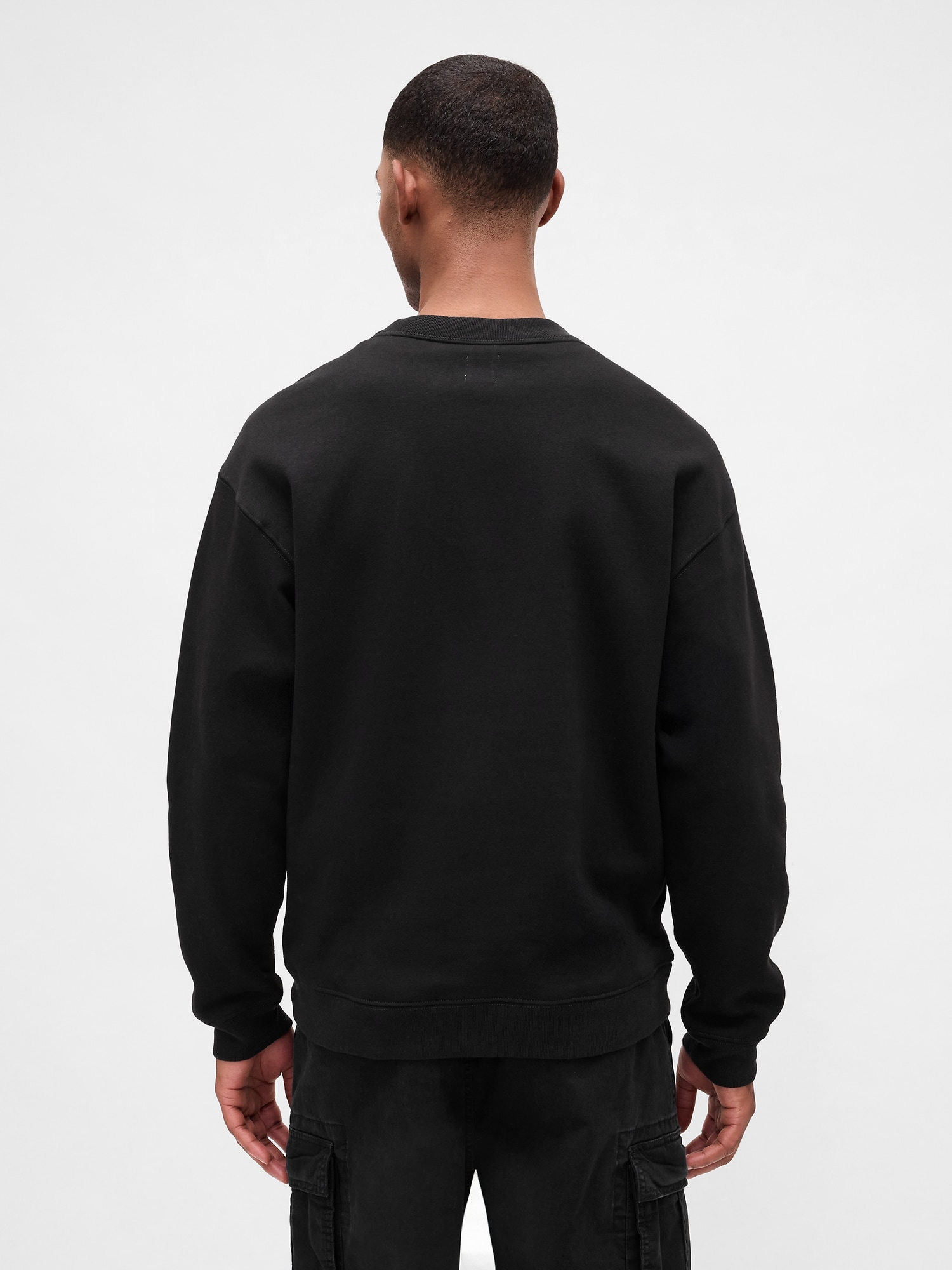 リラックスフィット GAPロゴ クルーネック スウェットシャツ-2