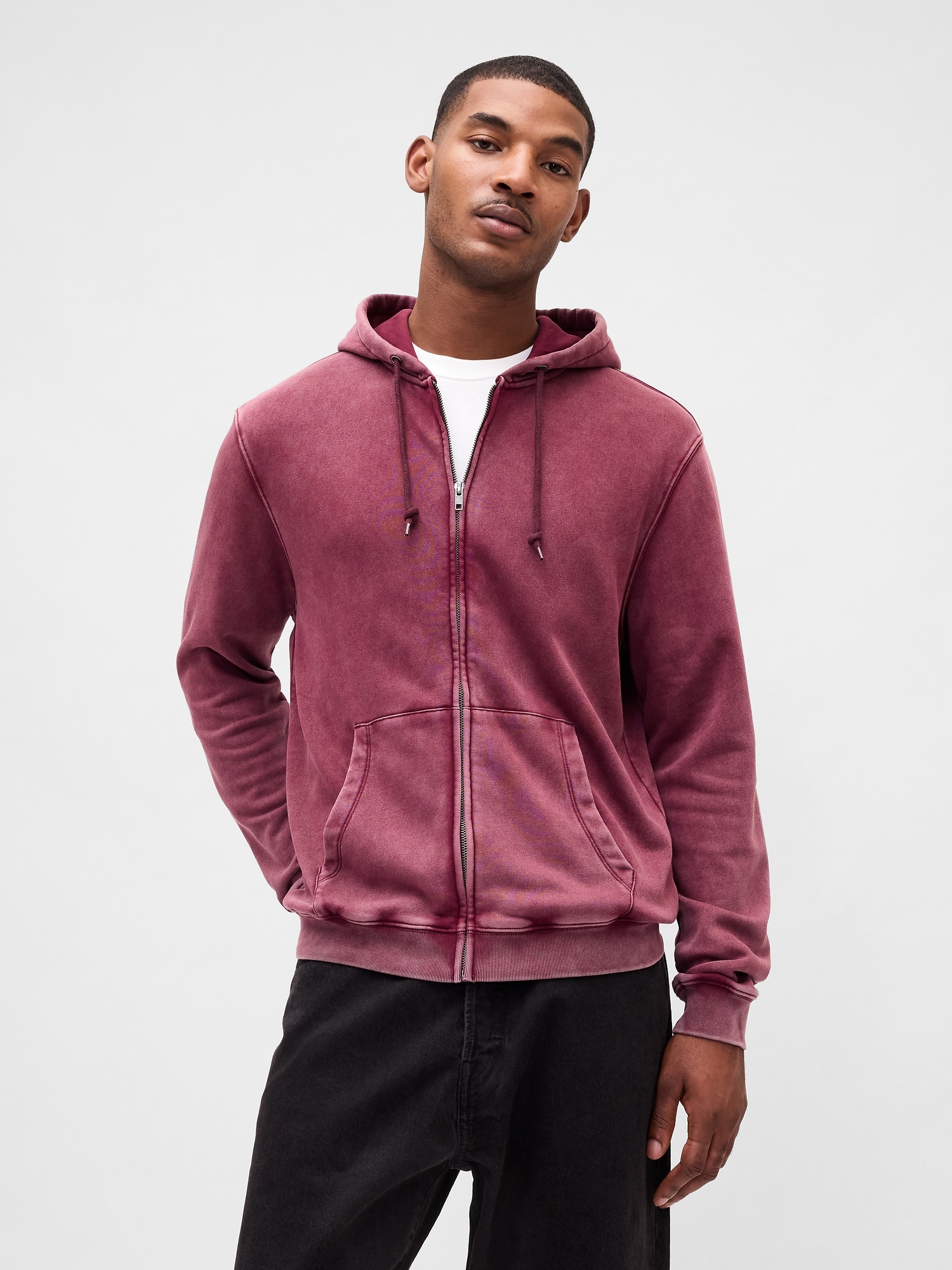 Adult VintageSoft Relaxed Zip Hoodie