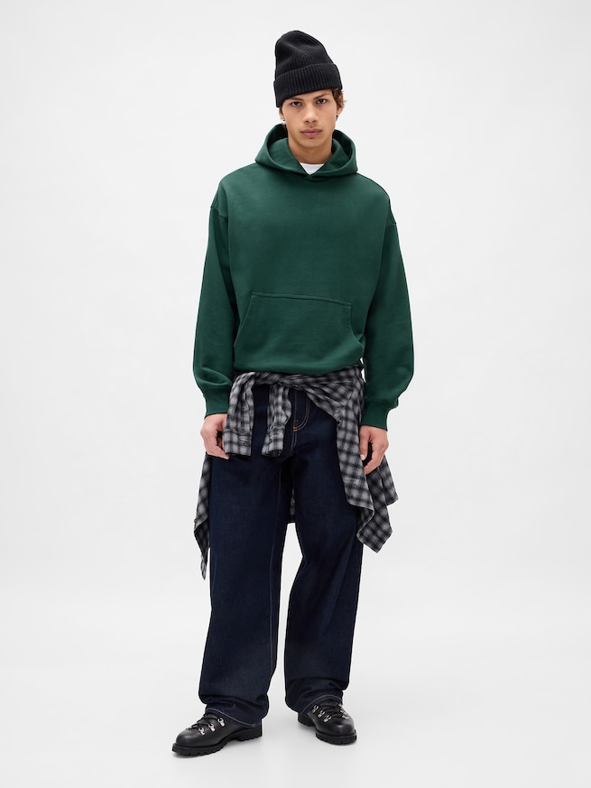 ヘビーウェイト オーバーサイズパーカー-1