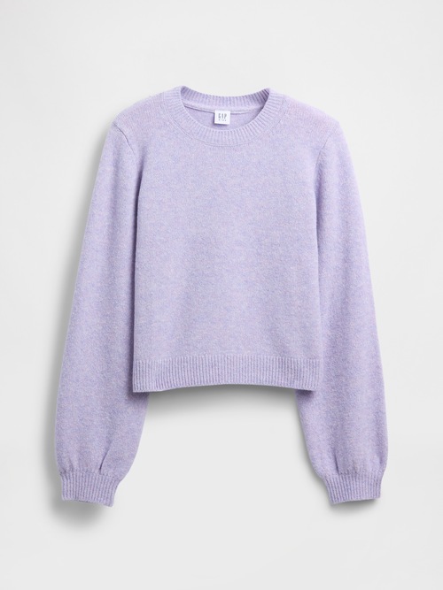CashSoft カシミヤタッチ クルーネックセーター (キッズ)