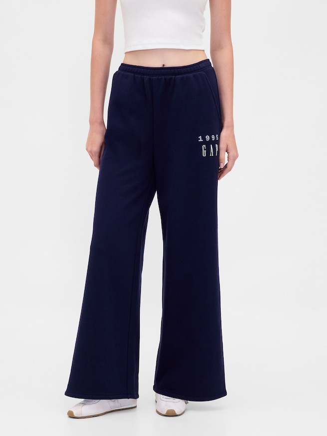 30th アニバーサリー ヘビーウェイト フレンチテリー GAPロゴ バギースウェットパンツ-1