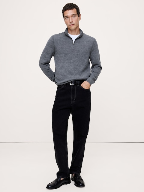Merino Quarter-Zip Sweater