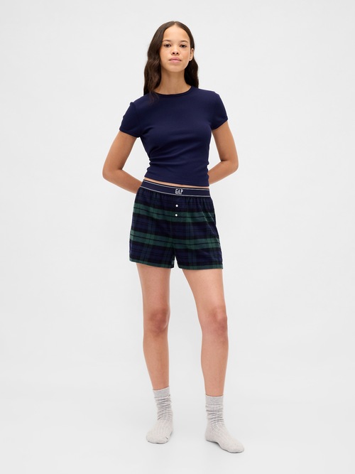 GAPロゴ フランネル ボクサーショートパンツ
