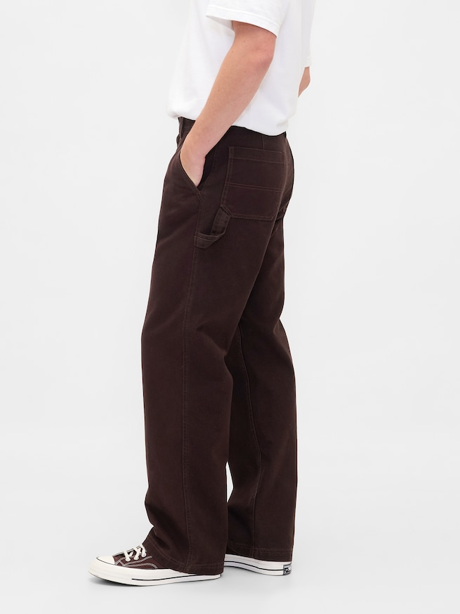 キャンバス '90s ルーズフィット カーペンターパンツ-2