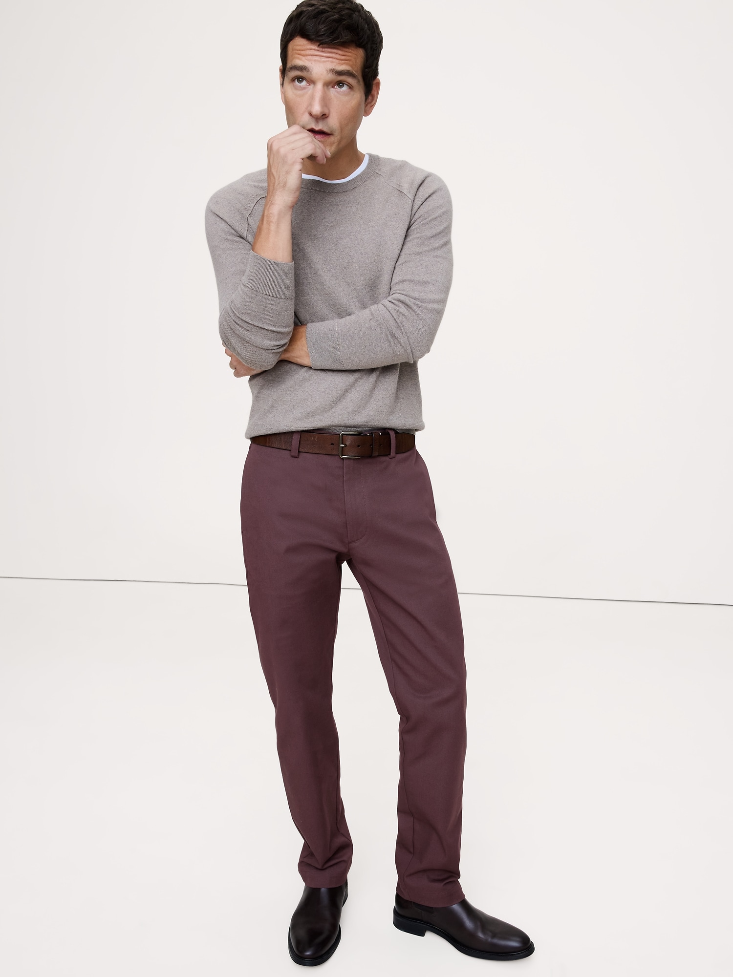 Straight Italian-Stretch Chino