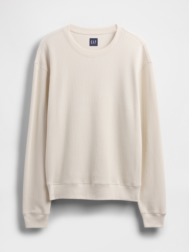 ヘビーウェイト サーマル オーバーサイズ Tシャツ-4