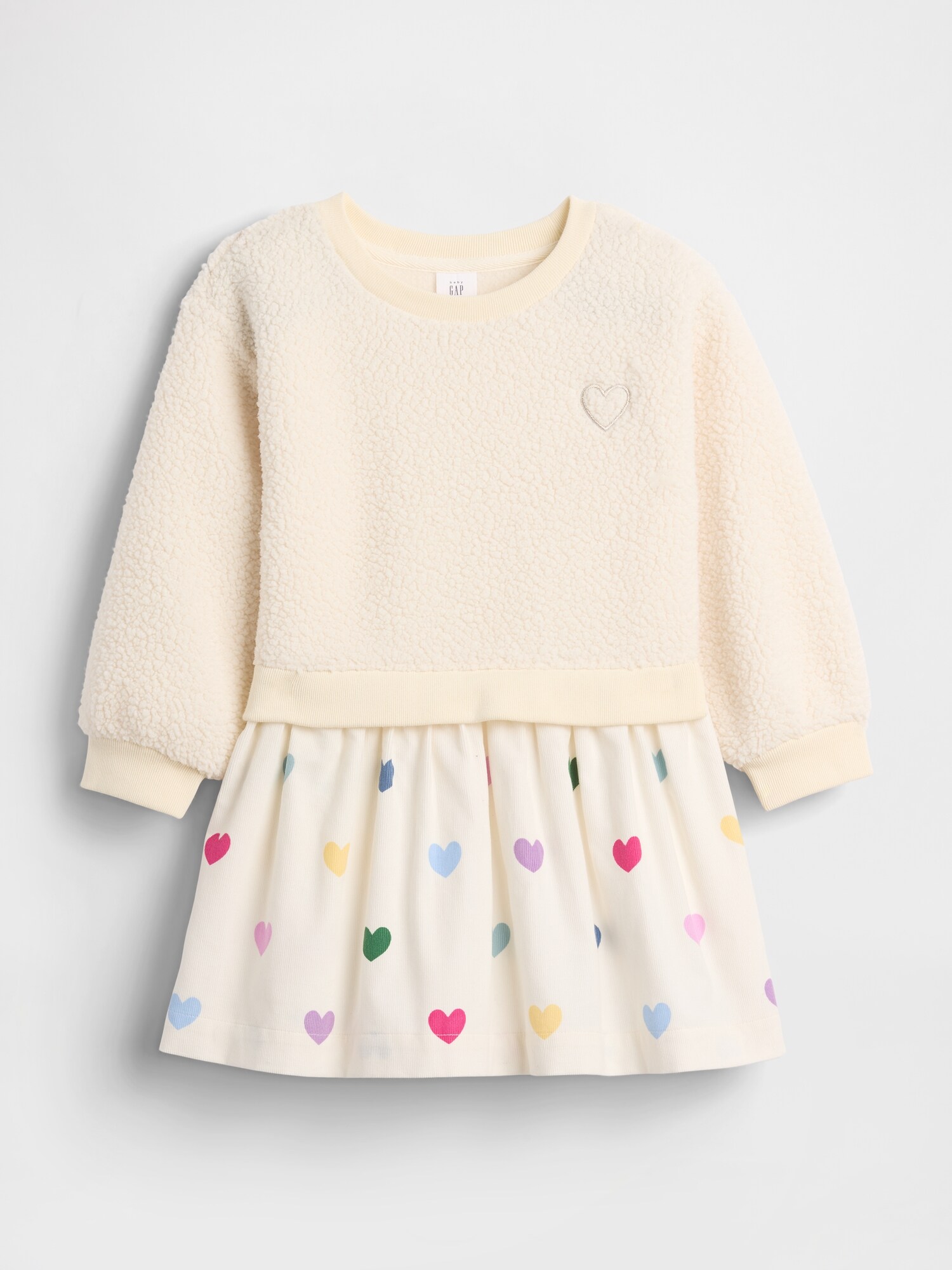 ミックスメディア ハート スウェットワンピース (幼児・ベビー)-1