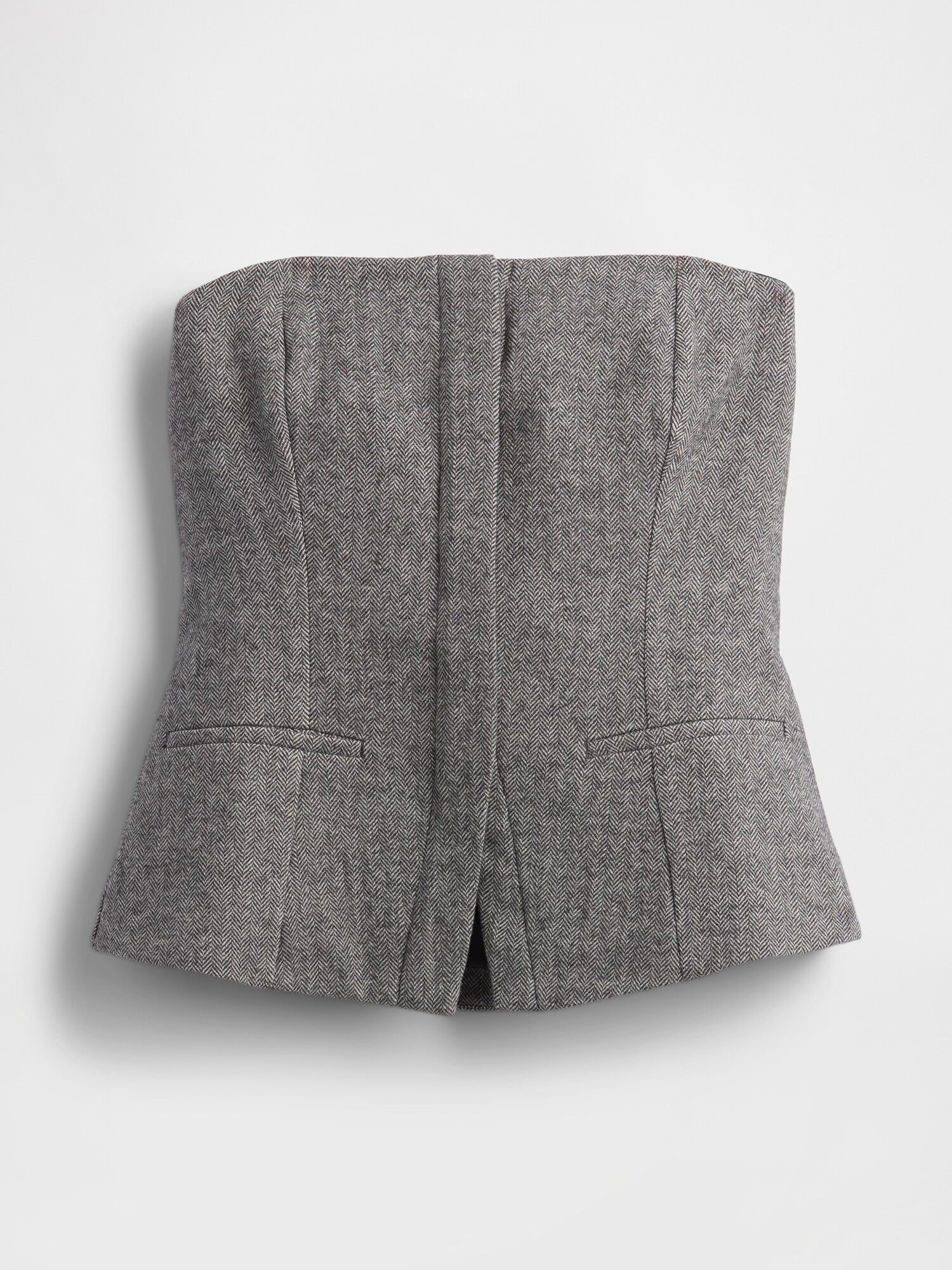 ストラップレス バイストレッチ コルセットトップス-4