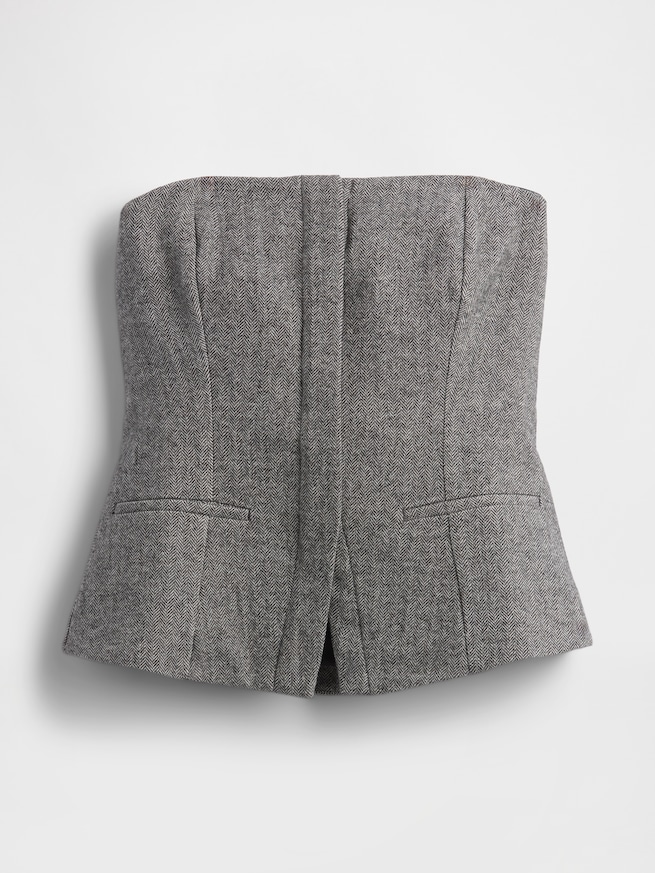 ストラップレス バイストレッチ コルセットトップス-4