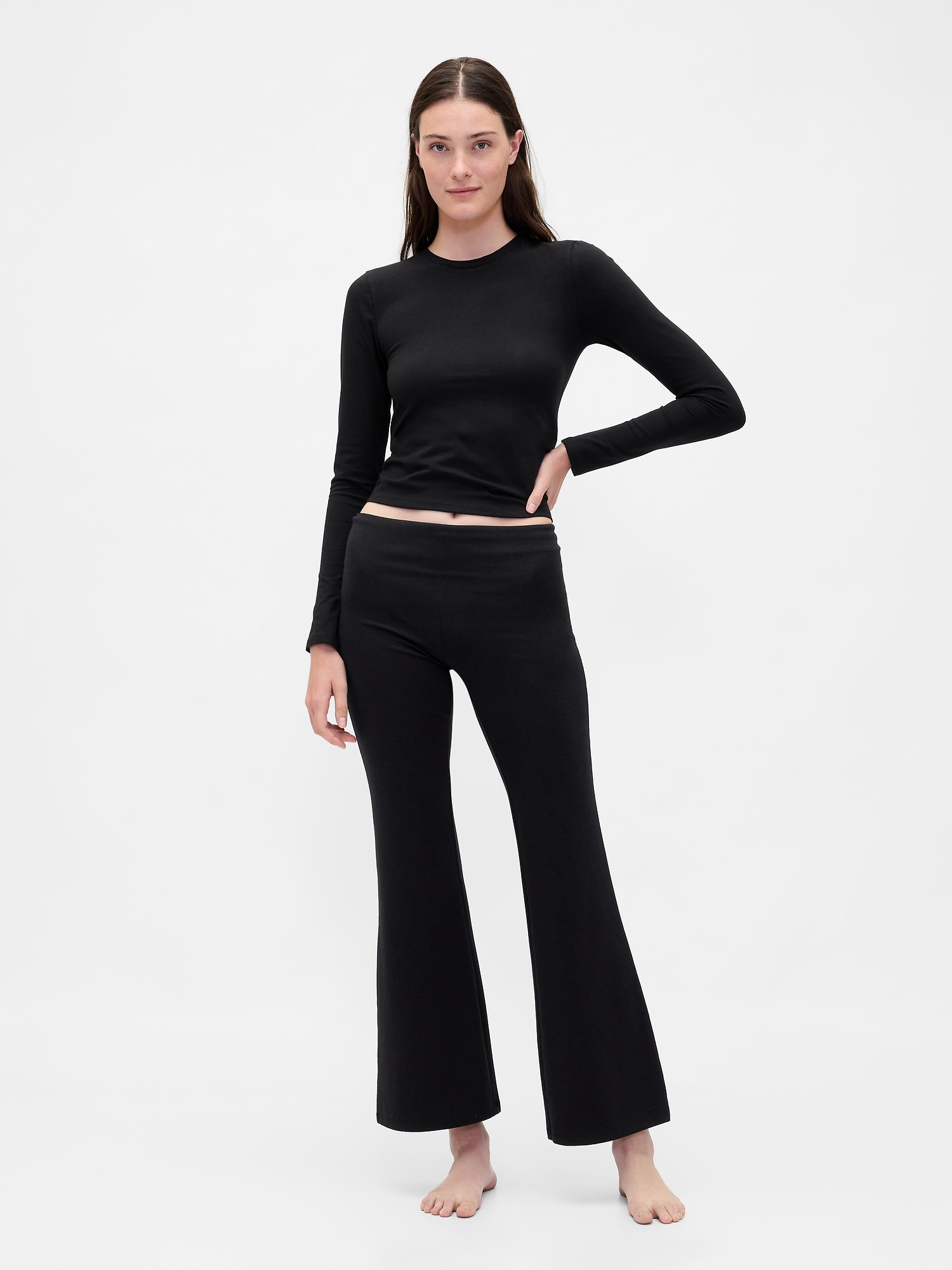 LEGGING À CEINTURE REPLIABLE MODERNE DE PYJAMA