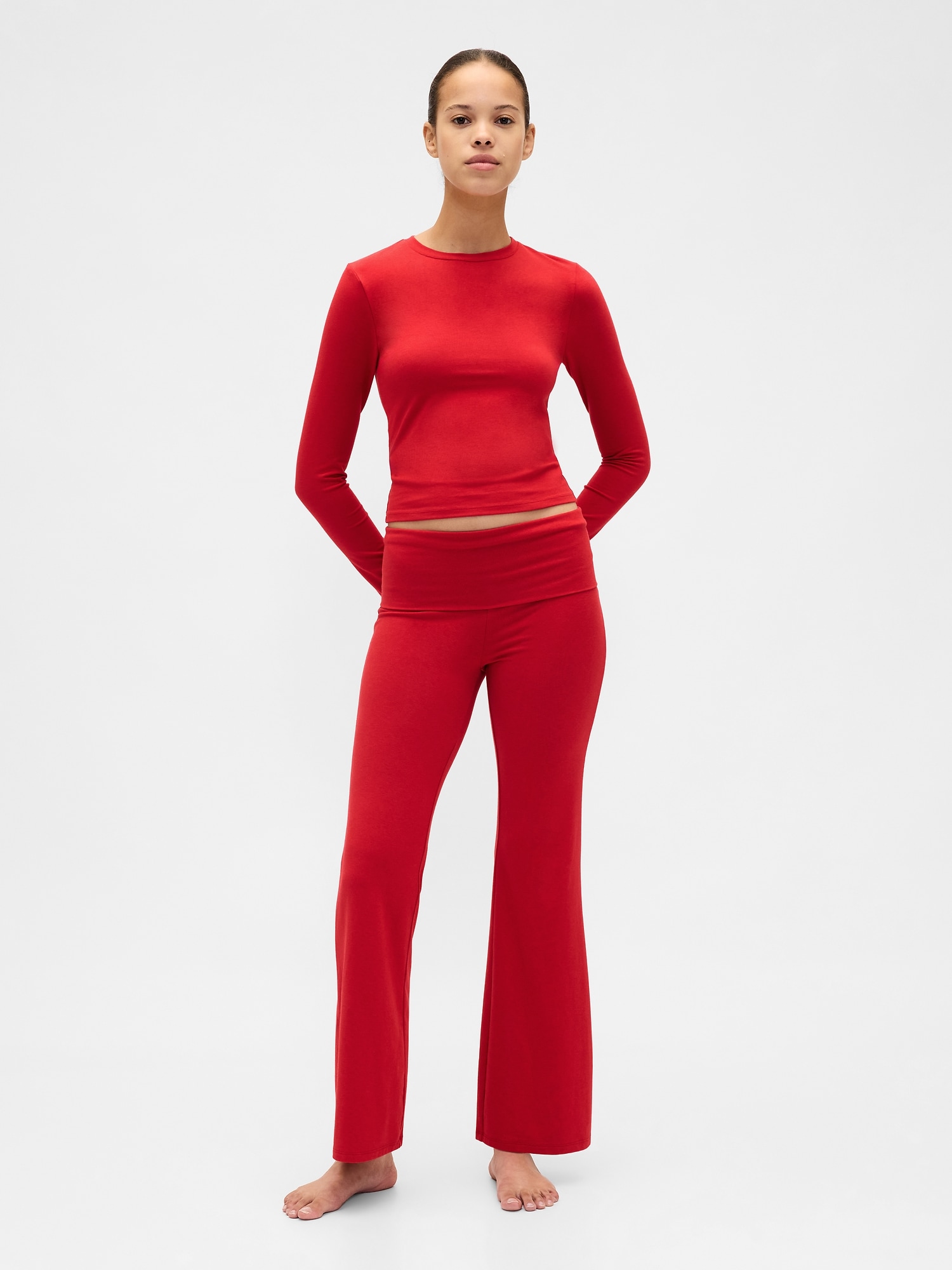 Modern Foldover PJ Leggings