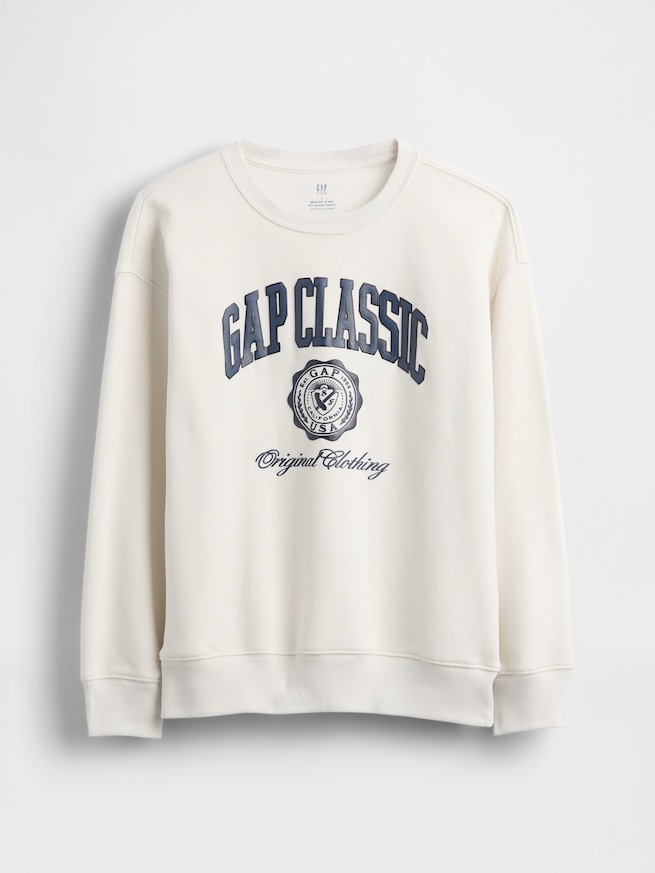 ヴィンテージソフト リラックスフィット GAPロゴスウェットシャツ (キッズ)-1