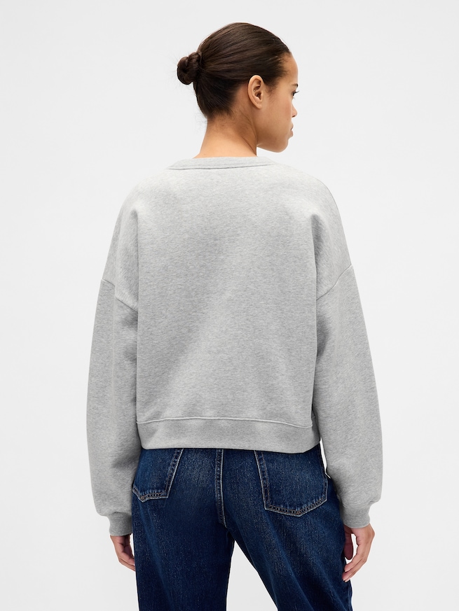 オーバーサイズ ウェッジ GAPロゴ スウェットシャツ-2