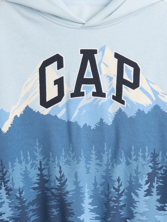 グラフィック GAPロゴパーカー (キッズ)-4