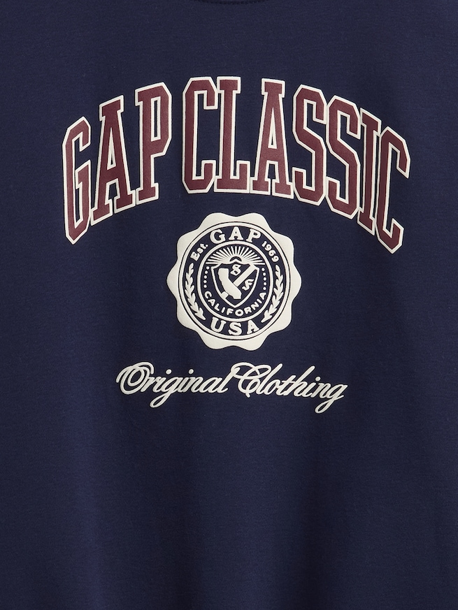 ヴィンテージソフト リラックスフィット GAPロゴスウェットシャツ (キッズ)-4