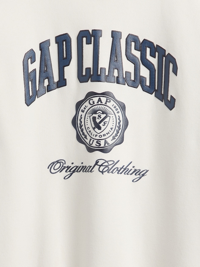 ヴィンテージソフト リラックスフィット GAPロゴスウェットシャツ (キッズ)-4