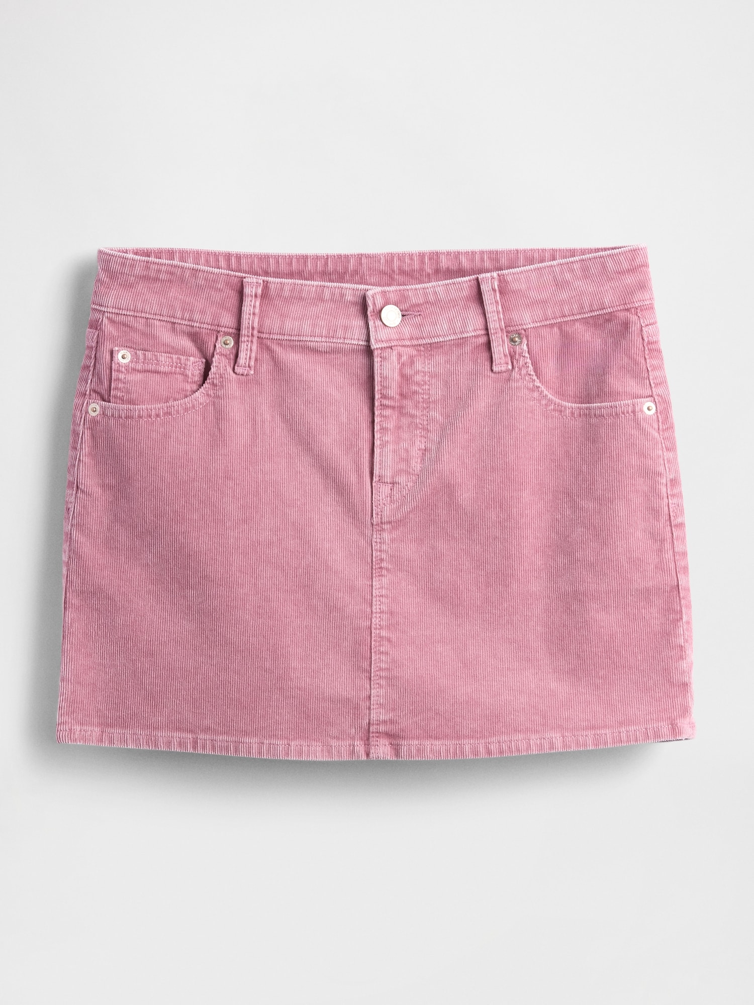 コーデュロイ ミニスカート-4