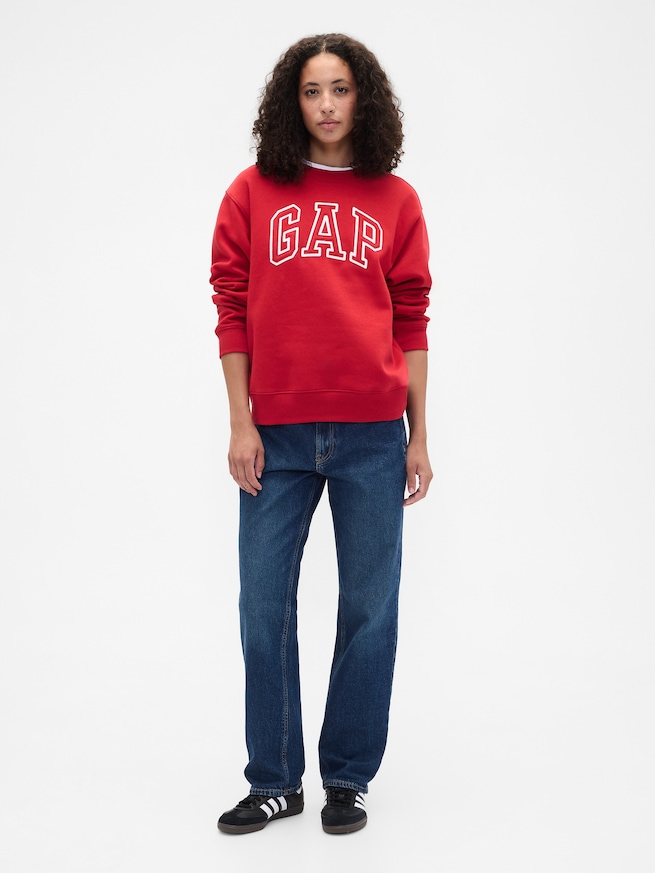 GAPロゴフリース スウェットシャツ-2