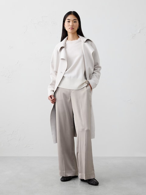 Hayden Wide-Leg High-Rise Silky Pull-On Pant