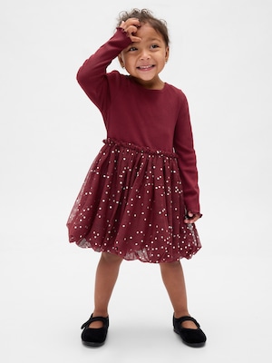 ミックスメディア バブルワンピース (幼児・ベビー)