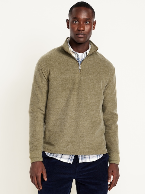 Plush Quarter-Zip Pullover