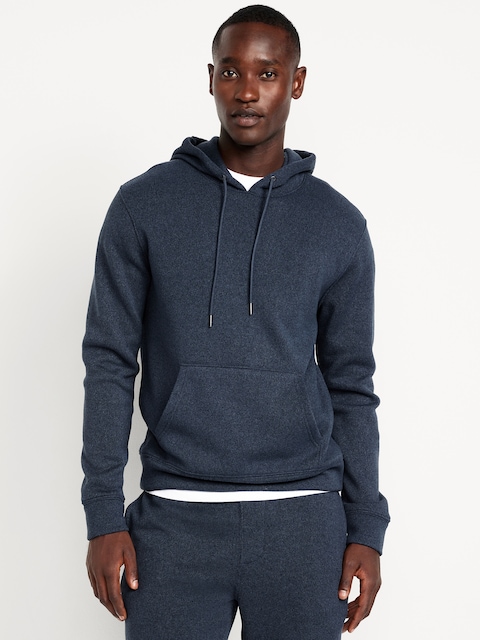 Fleece-Knit Pullover Hoodie