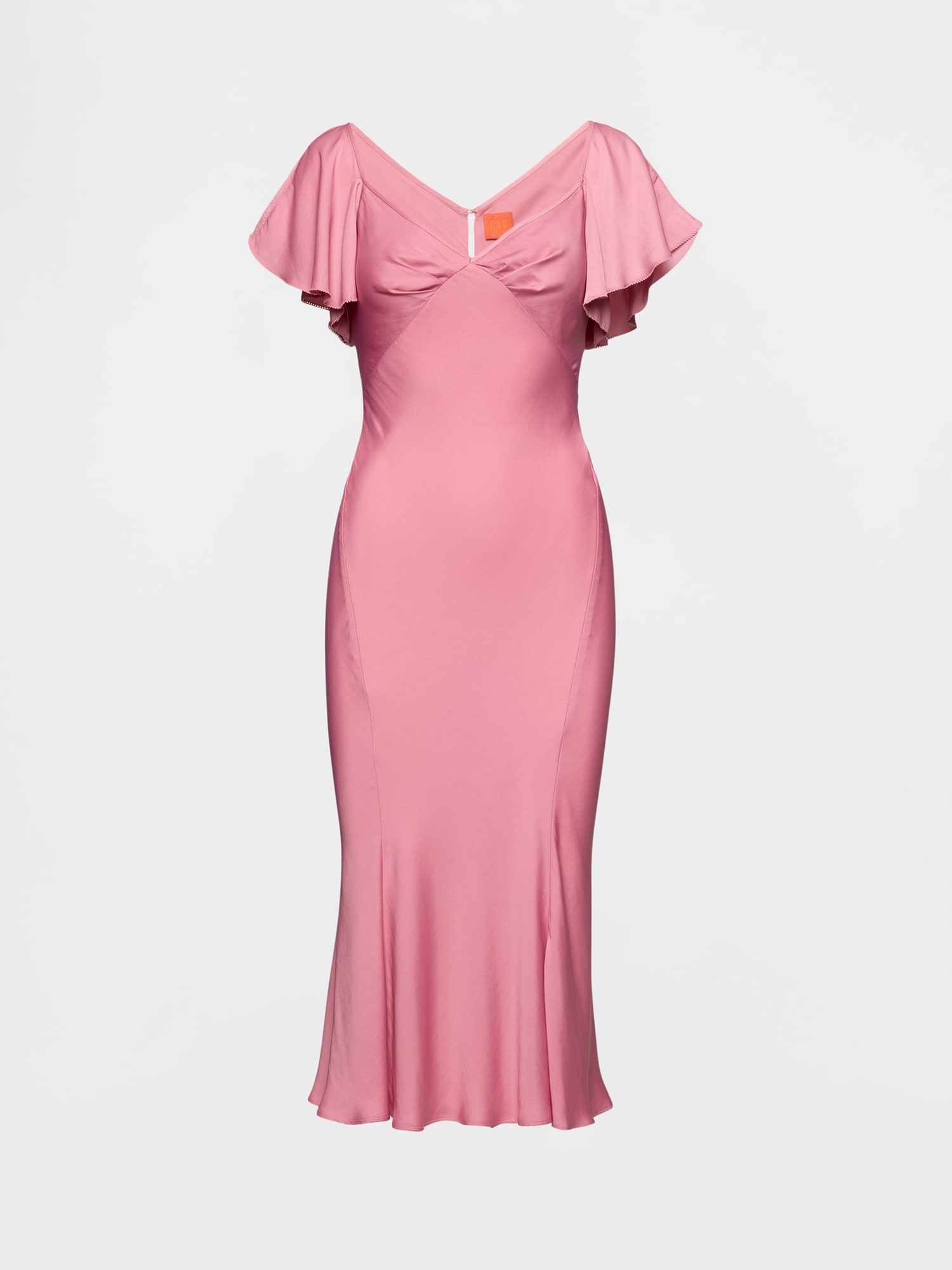 GapStudio サテン ミディドレス-5