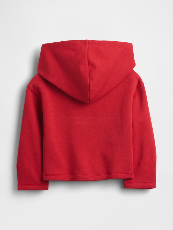 babyGap クロップド バレルスリーブ GAPロゴパーカー-1