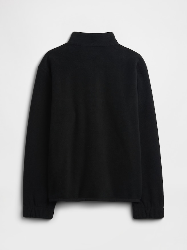 リラックスフィット 1/4ジップアップ スウェットシャツ (キッズ)-1