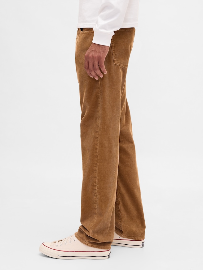 コーデュロイ リラックス ストレートパンツ-2