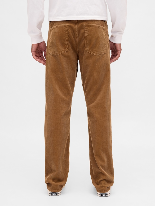 コーデュロイ リラックス ストレートパンツ-3