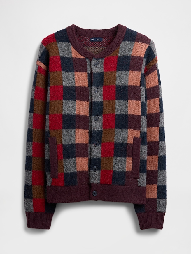 ふわもこ リラックスフィット ニットカーディガン-4