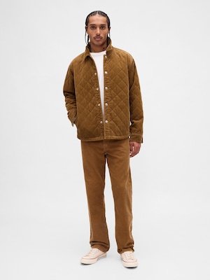 コーデュロイ リラックス ストレートパンツ