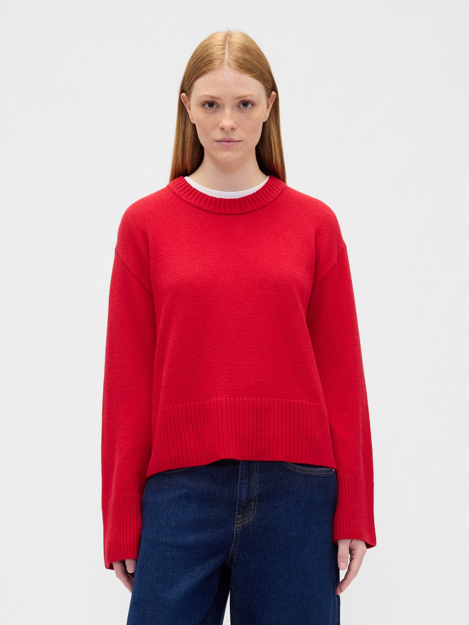 CashSoft Relaxed Crewneck Sweater