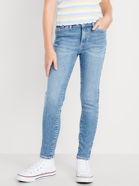 High-Waisted Rockstar 360° Stretch Jeggings for Girls