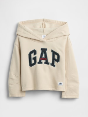 babyGap クロップド バレルスリーブ GAPロゴパーカー