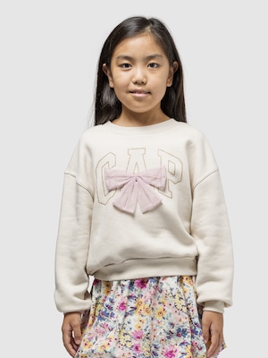 オーバーサイズ グラフィック スウェットシャツ (キッズ)