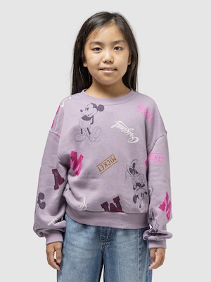 GapKids × ディズニー オーバーサイズ プリント スウェットシャツ