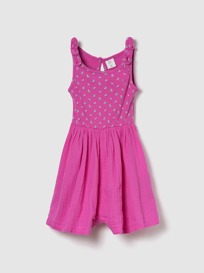 babyGap クリンクルガーゼ ロンパース-2