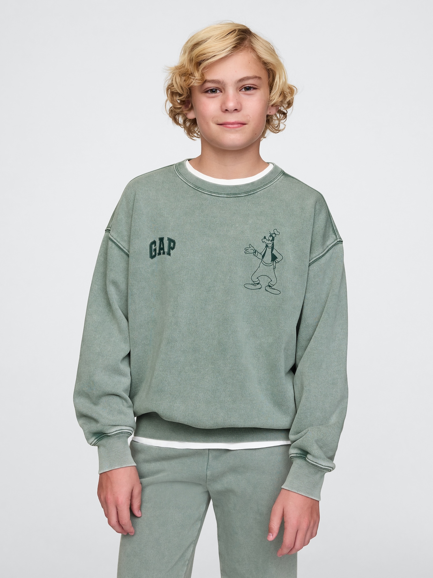 Gap セットアップ　ディズニー ヴィンテージ ロゴ スウェット Gap公式オンラインストア | Gap × ディズニー ヴィンテージ