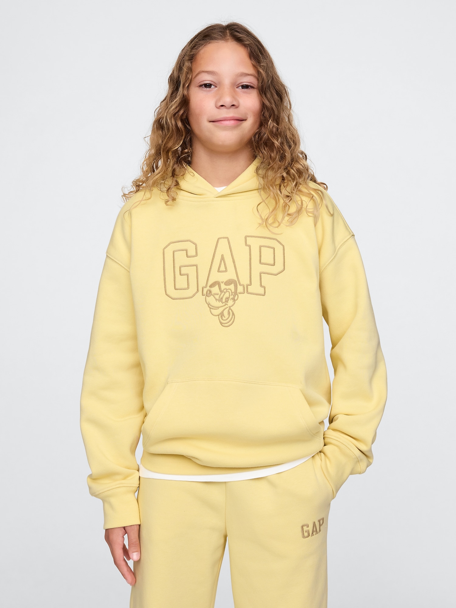 Gap × ディズニー ヴィンテージソフト Gapロゴ パーカー (キッズ)